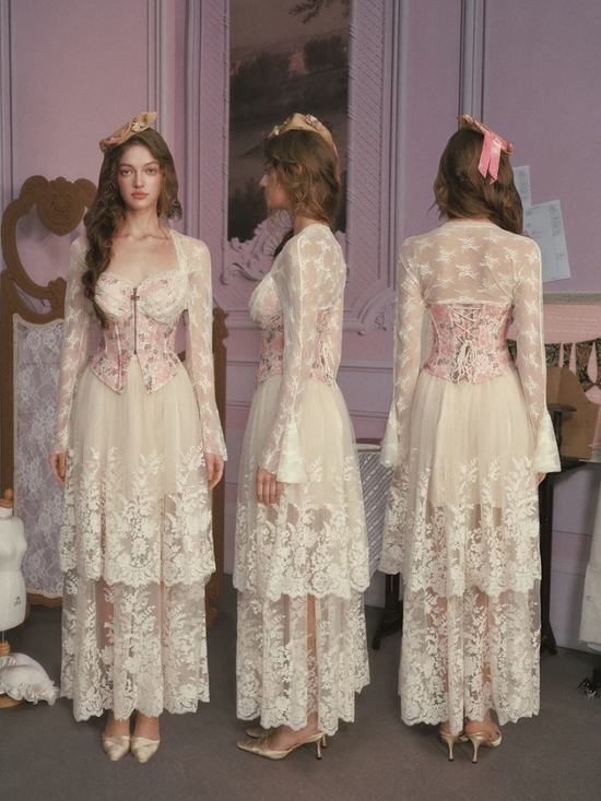 Lacemade Tops - Lacemade Rose Time Magic Corset